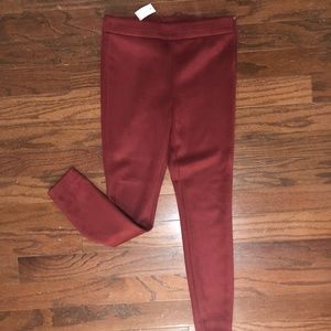 Ann Taylor Loft Faux Suede Pants